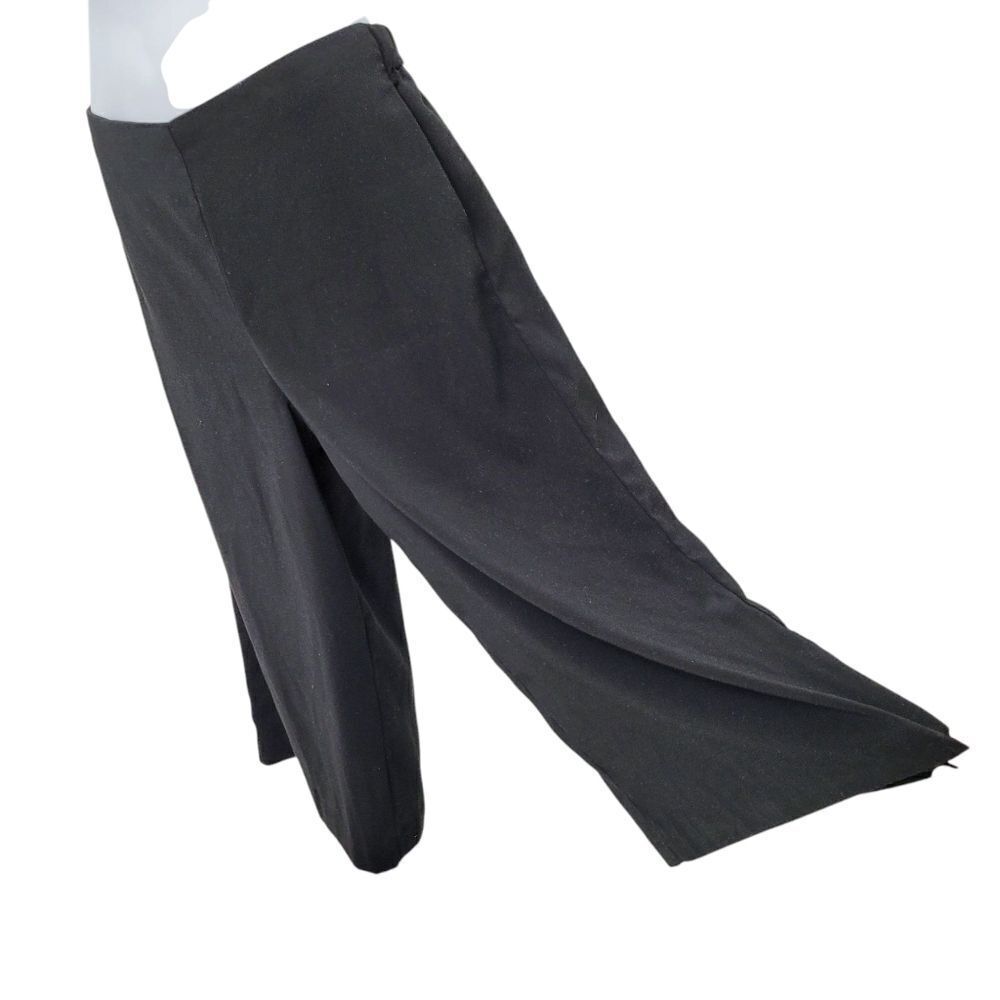 2/$20 Zara Black Pull Up Wild Leg Pants Size: Small
